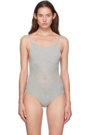 Isa Boulder Gray Vey Scoop Bodysuit
