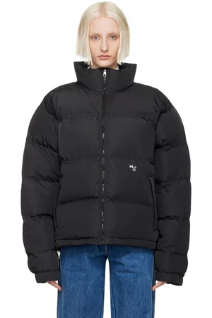 HOMMEGIRLS Embroidered-Logo Down Jacket