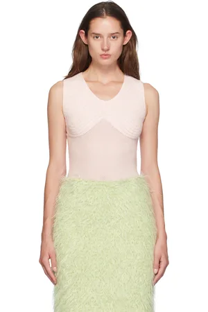 Isa Boulder Pink Sweetheart V-Neck Tank Top