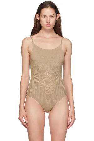 Isa Boulder Beige Vey Scoop Bodysuit