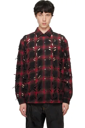JUNTAE KIM Laser-Slashed Shirt