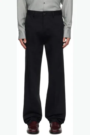 Ami Black Straight Trousers