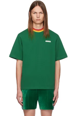 Casablanca Green Patch Logo T-Shirt