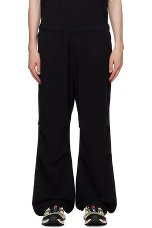 Maison Margiela Black Tucked Sweatpants