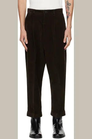 Ami Brown Carrot Oversized Trousers