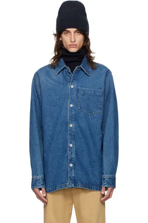 Ami Blue Ami De Cœur Denim Shirt