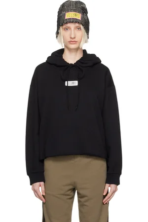 Maison Margiela Black Logo Flag Hoodie