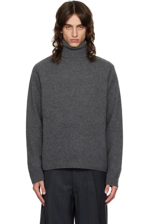 Maison Margiela Gray Brushed Turtleneck