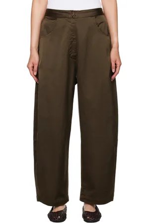 CORDERA Brown Curved Trousers