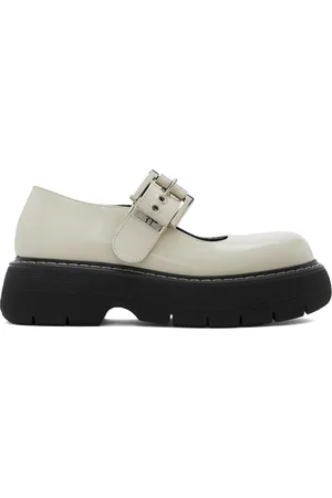 Msgm Off-White Chunky Mary-Jane Loafers