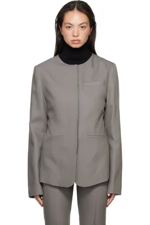 Loulou de Saison Gray Lavena Blazer