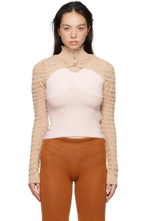 Isa Boulder Beige Alga Lace Sleeves