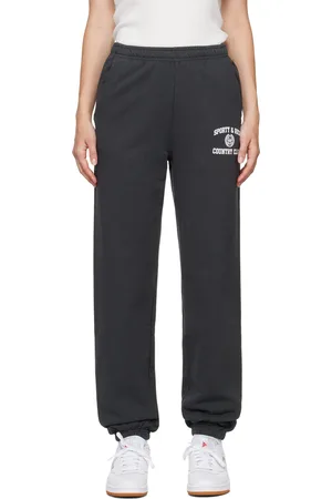 Sporty & Rich Gray Varsity Crest Sweatpants