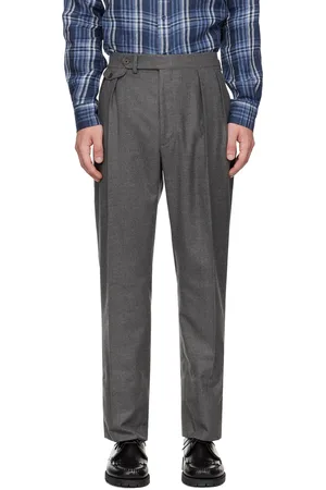 Ralph Lauren Gray Pleated Trousers