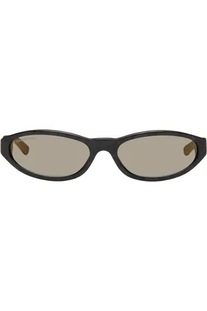 Balenciaga Black Neo Round Sunglasses