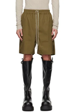 Rick Owens Khaki Porterville Heavy Shorts