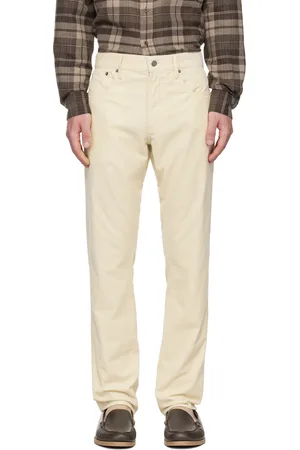 Ralph Lauren Off-White Corduroy Trousers