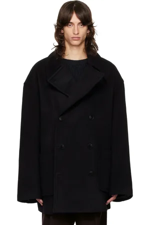 The Frankie Shop Cooper Wool Peacoat