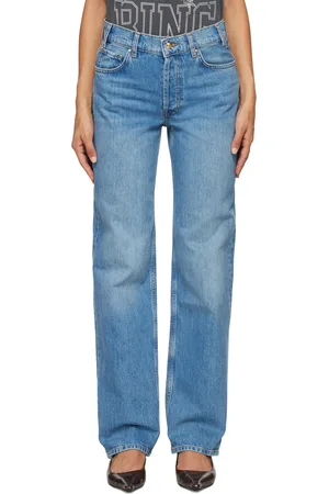 ANINE BING Blue Gavin Long Jeans