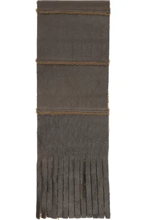 OUR LEGACY Brown Shearling Scarf
