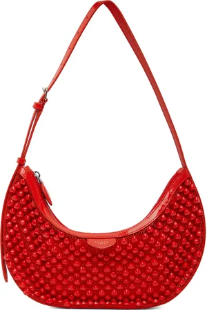 Alaïa Orange One Piece Demi Lune Bag