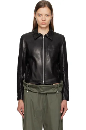 OPEN YY Classic Leather Jacket