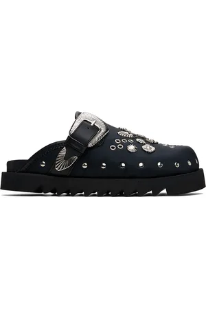 TOGA VIRILIS Eyelet Metal Sabot Slip-on Loafers