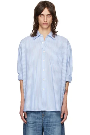 OUR LEGACY Blue Borrowed Shirt