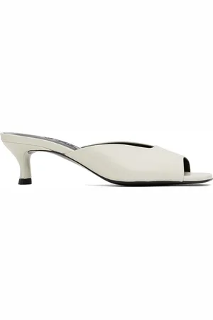 By Far White Wendy Mules