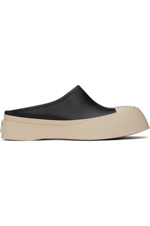 Marni Black Pablo Sabot Slippers