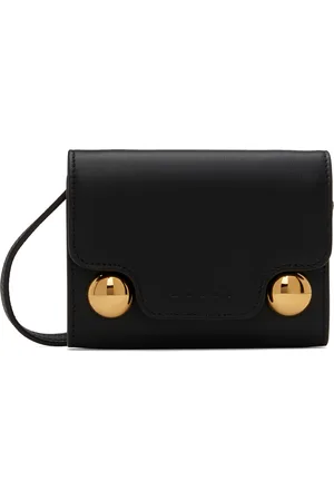 Marni Black Coin Holder Wallet