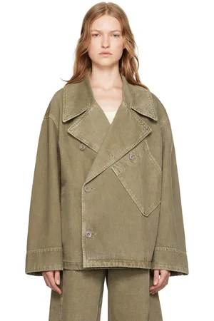 LEMAIRE Green Dispatch Denim Jacket