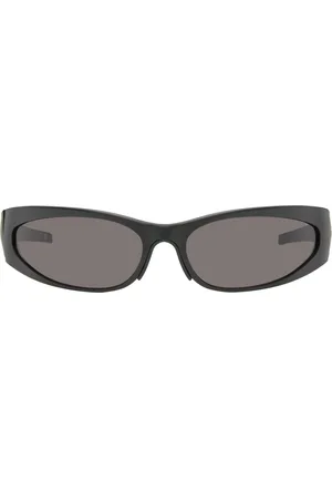 Balenciaga Black Reverse Xpander 2.0 Rectangle Sunglasses