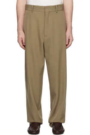 The Row Khaki Berkel Trousers