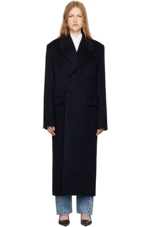 Totême Navy Broad Coat