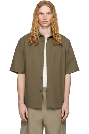 The Row Khaki Patrick Shirt
