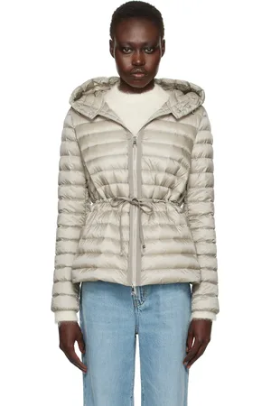 Moncler Gray Raie Short Down Jacket