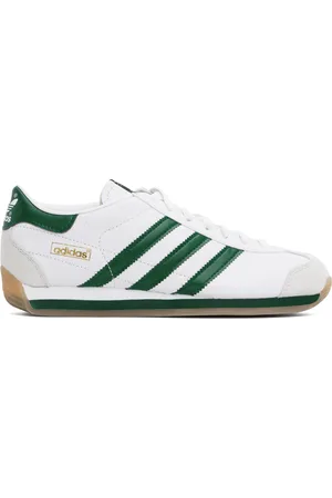 adidas White & Green Country OG Sneakers