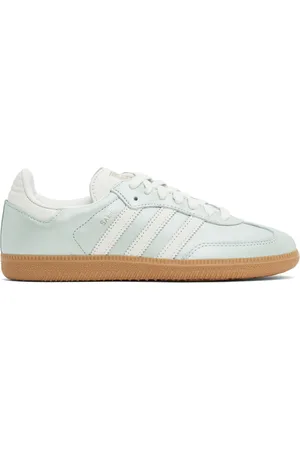 adidas Blue & White Samba OG Sneakers
