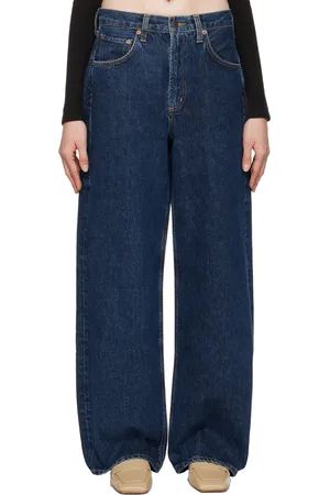 AGOLDE Navy Low Curve Jeans