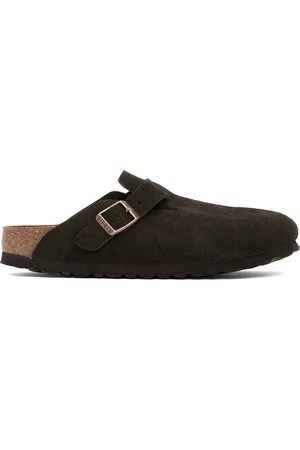 Birkenstock Brown Boston Soft Footbed Narrow Loafers