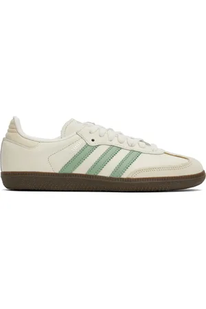adidas Off-White & Green Samba OG Sneakers