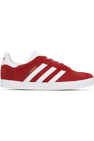 adidas Big Kids Red Gazelle Sneakers