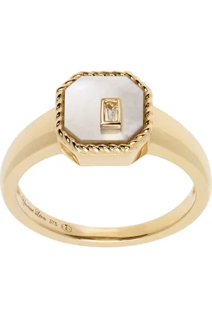 YVONNE LÉON Gold Baby Chevalière Octo Ring