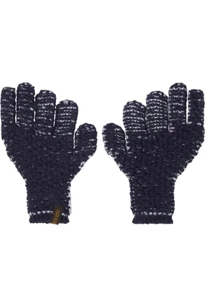 Isa Boulder SSENSE Exclusive Blue Dash Gloves