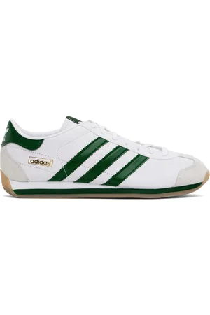 adidas White & Green Country Japan Sneakers