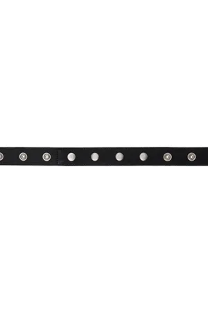 Rick Owens Black Porterville Snaps Belt