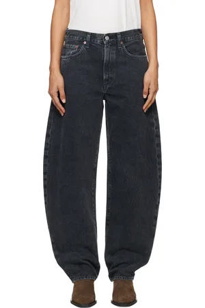 AGOLDE Black Balloon Jeans