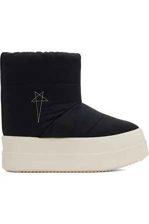 Rick Owens Black Porterville Mega Bumper Low Lunar Boots