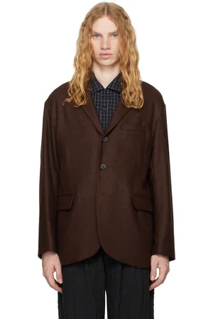 Document English Wool 3-Button Blazer